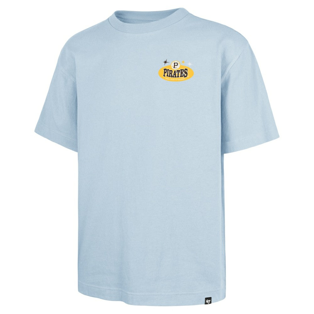 Pittsburgh Pirates Ice Cream Parlor Foundation T-Shirt - Light Blue | 47 brand