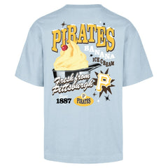 Pittsburgh Pirates Ice Cream Parlor Foundation T-Shirt - Light Blue | 47 brand