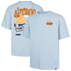 Houston Astros Ice Cream Parlor Foundation T-Shirt - Light Blue | 47 brand