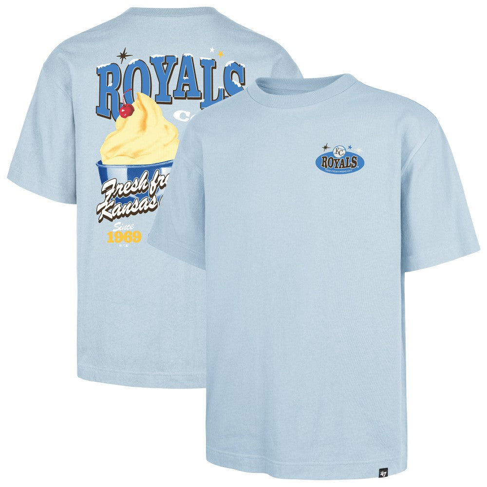 Kansas City Royals Ice Cream Parlor Foundation T-Shirt - Light Blue | 47 brand