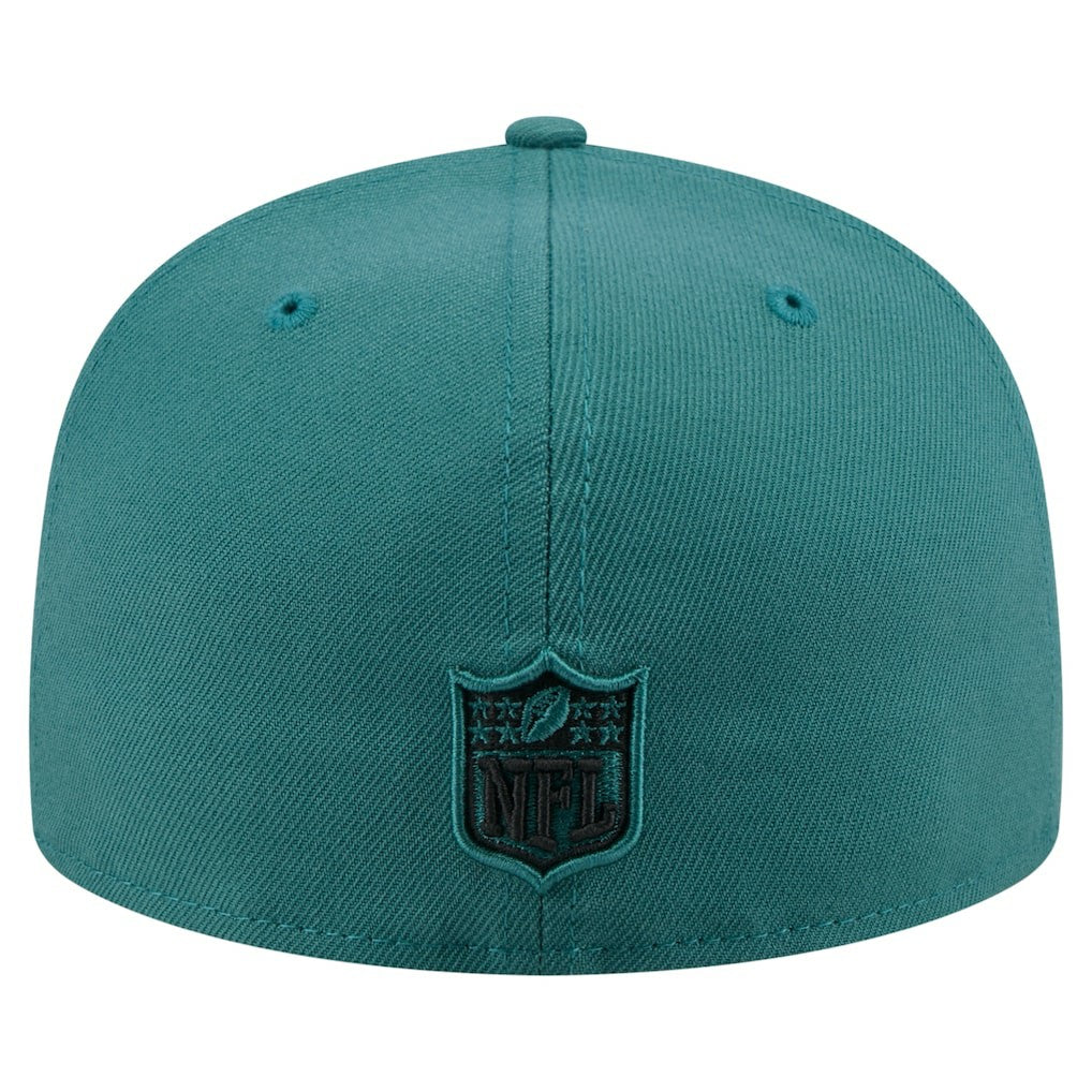 Philadelphia Eagles New Era State Stitch 59FIFTY Fitted Hat - Midnight Green on sale