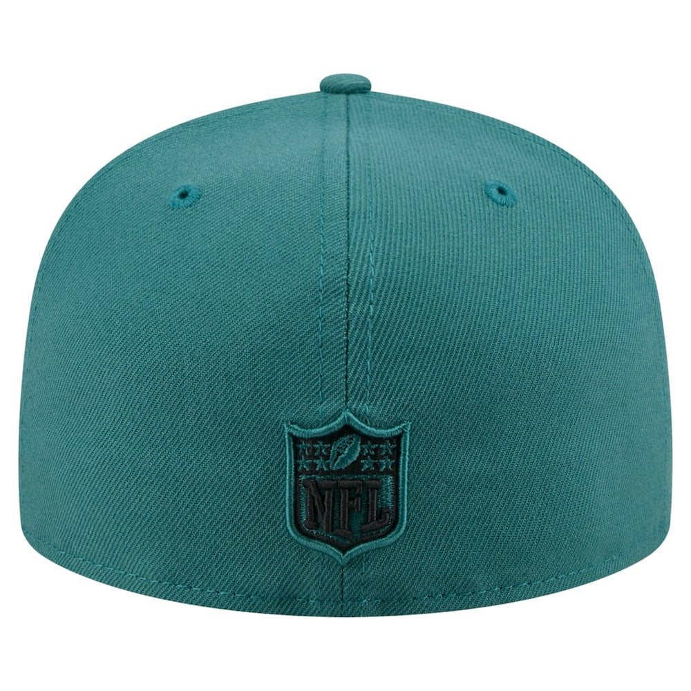 Philadelphia Eagles New Era State Stitch 59FIFTY Fitted Hat - Midnight Green on sale