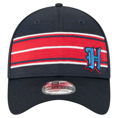 Houston Texans New Era Stripes 39THIRTY Flex Hat - Navy outlet