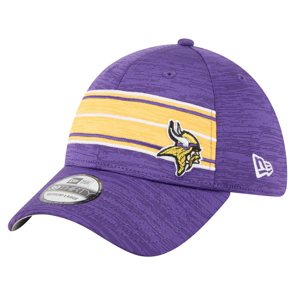 Minnesota Vikings New Era Stripes 39THIRTY Flex Hat - Purple for sale