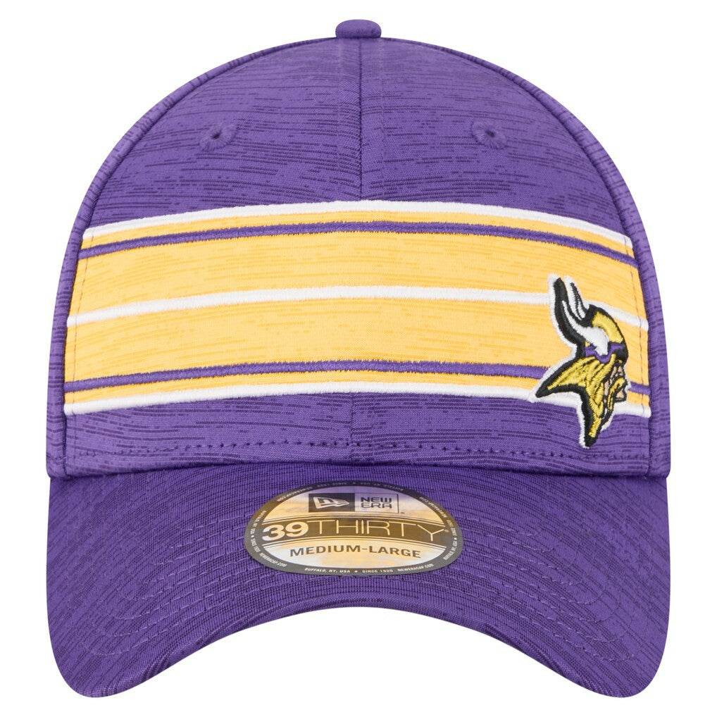 Minnesota Vikings New Era Stripes 39THIRTY Flex Hat - Purple for sale