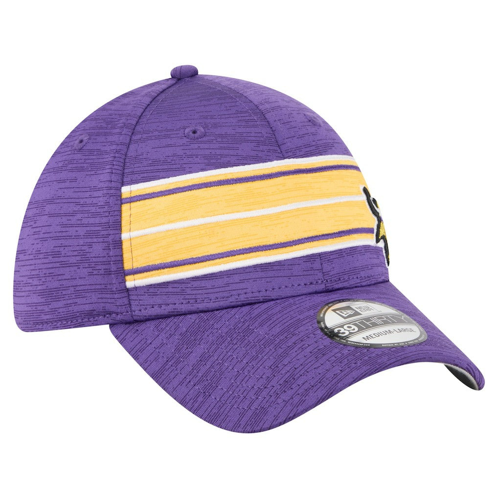 Minnesota Vikings New Era Stripes 39THIRTY Flex Hat - Purple for sale