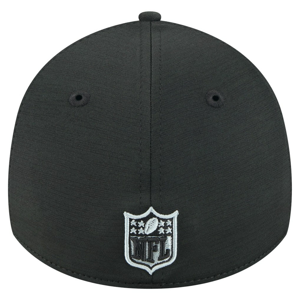 Las Vegas Raiders New Era Stripes 39THIRTY Flex Hat - Black cheap