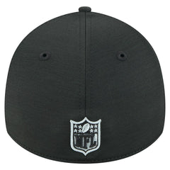 Las Vegas Raiders New Era Stripes 39THIRTY Flex Hat - Black cheap