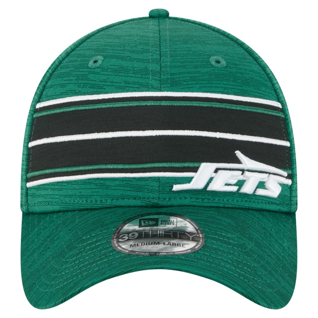 New York Jets New Era Stripes 39THIRTY Flex Hat - Green outlet