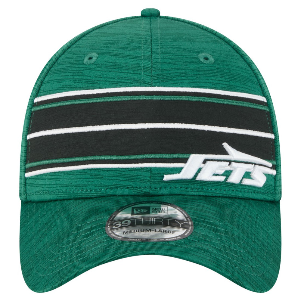 New York Jets New Era Stripes 39THIRTY Flex Hat - Green outlet