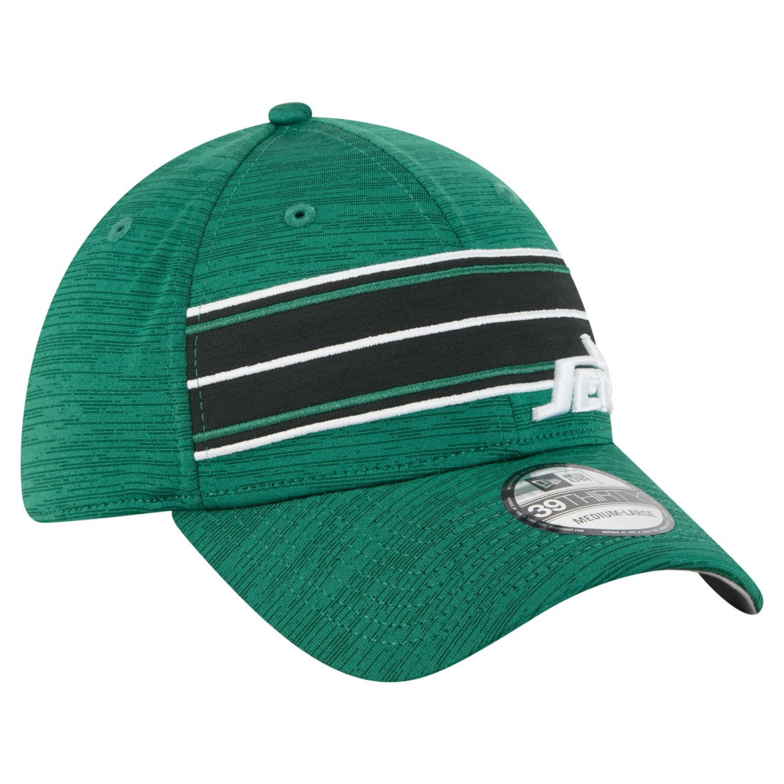 New York Jets New Era Stripes 39THIRTY Flex Hat - Green outlet
