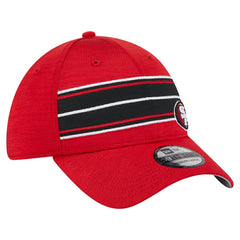 San Francisco 49ers New Era Stripes 39THIRTY Flex Hat - Scarlet online