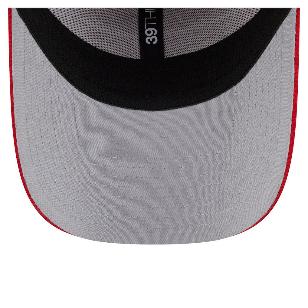 San Francisco 49ers New Era Stripes 39THIRTY Flex Hat - Scarlet online