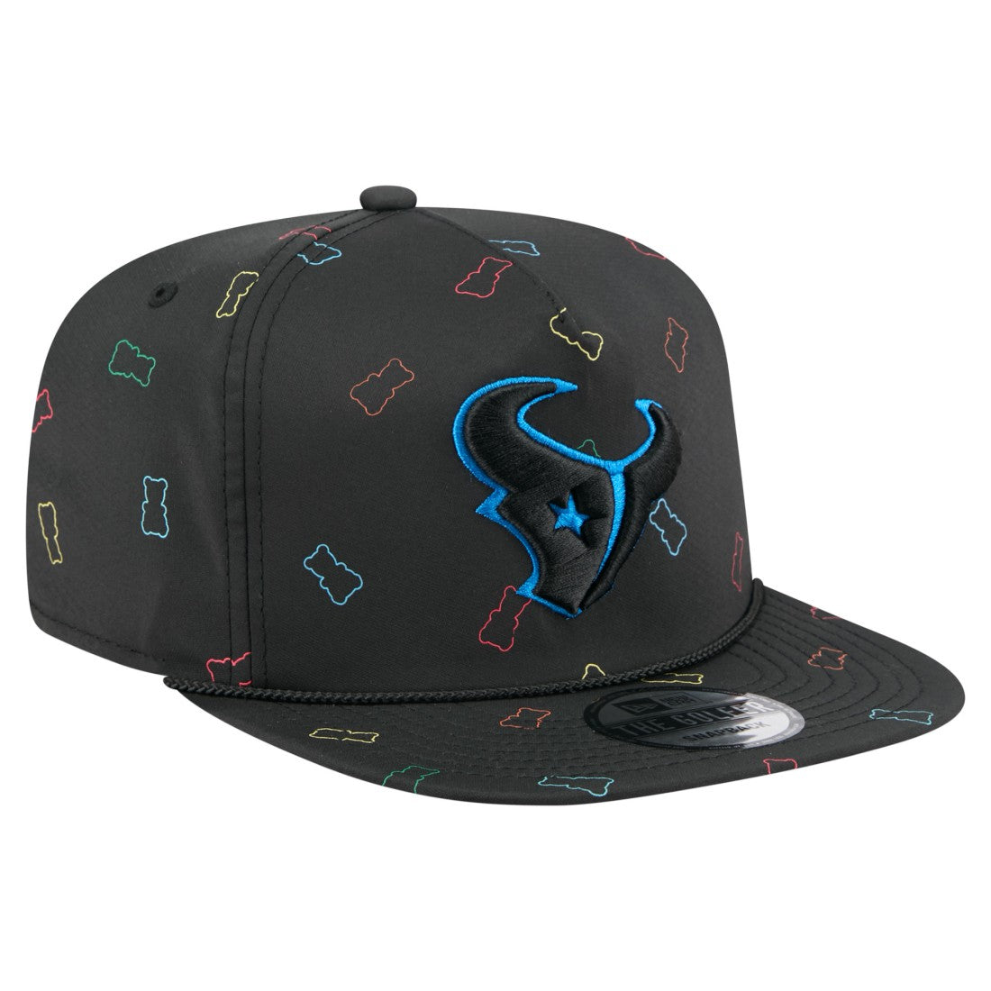 Houston Texans New Era Gummy Golfer Snapback Hat - Black sale