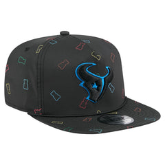 Houston Texans New Era Gummy Golfer Snapback Hat - Black sale