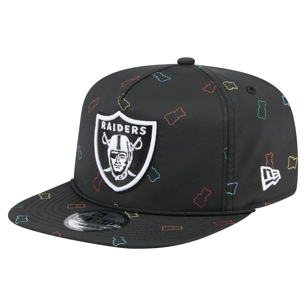Las Vegas Raiders New Era Gummy Golfer Snapback Hat - Black for sale