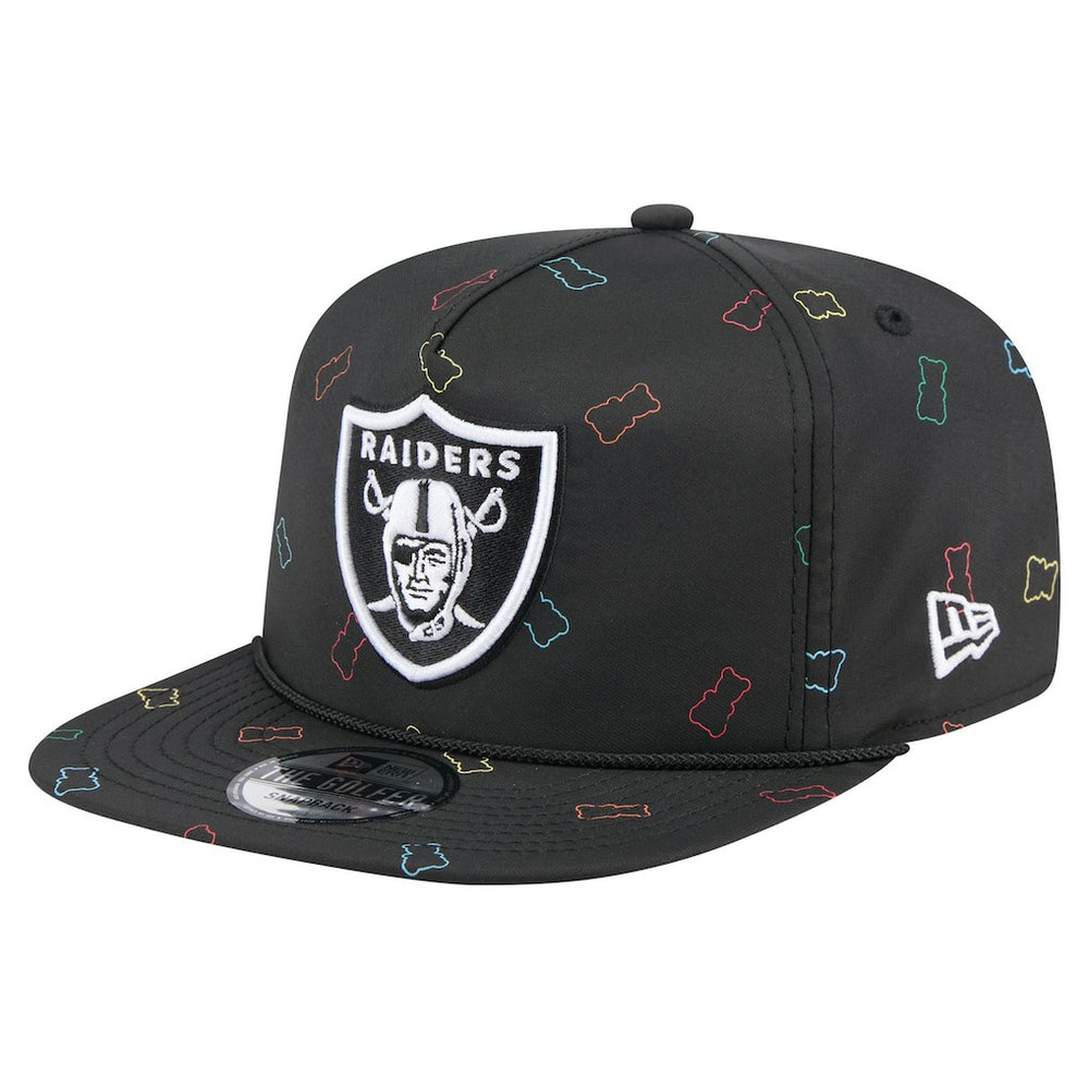 Las Vegas Raiders New Era Gummy Golfer Snapback Hat - Black for sale