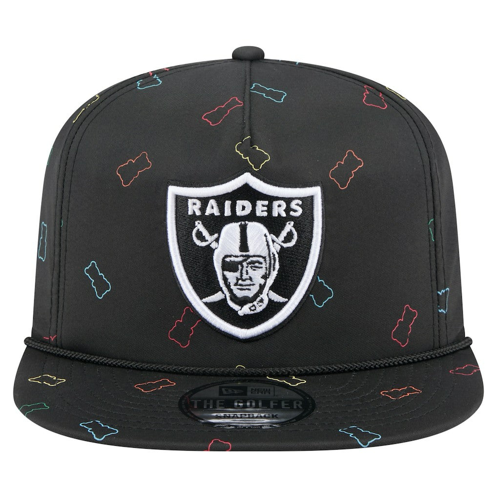 Las Vegas Raiders New Era Gummy Golfer Snapback Hat - Black for sale