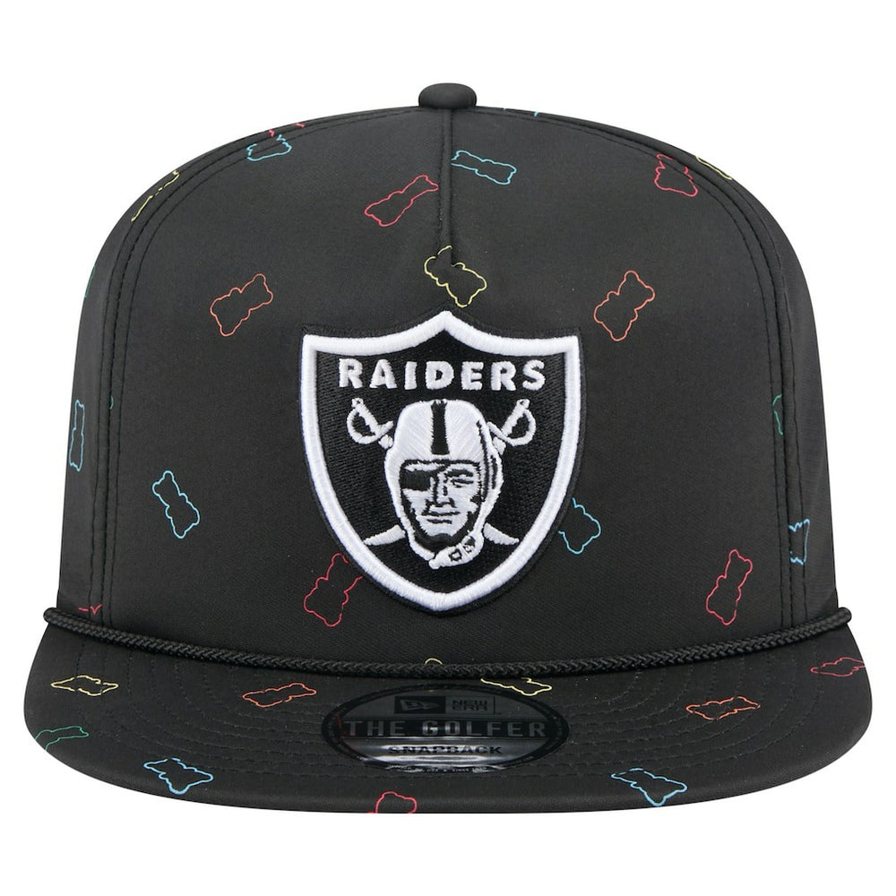 Las Vegas Raiders New Era Gummy Golfer Snapback Hat - Black for sale