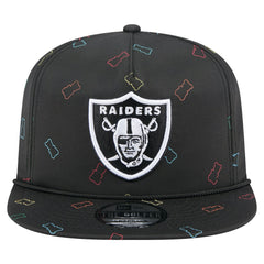 Las Vegas Raiders New Era Gummy Golfer Snapback Hat - Black for sale