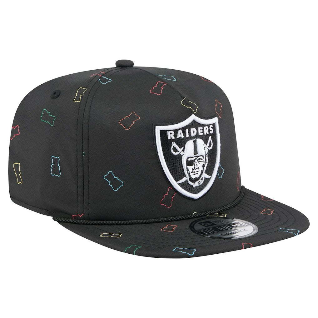 Las Vegas Raiders New Era Gummy Golfer Snapback Hat - Black for sale