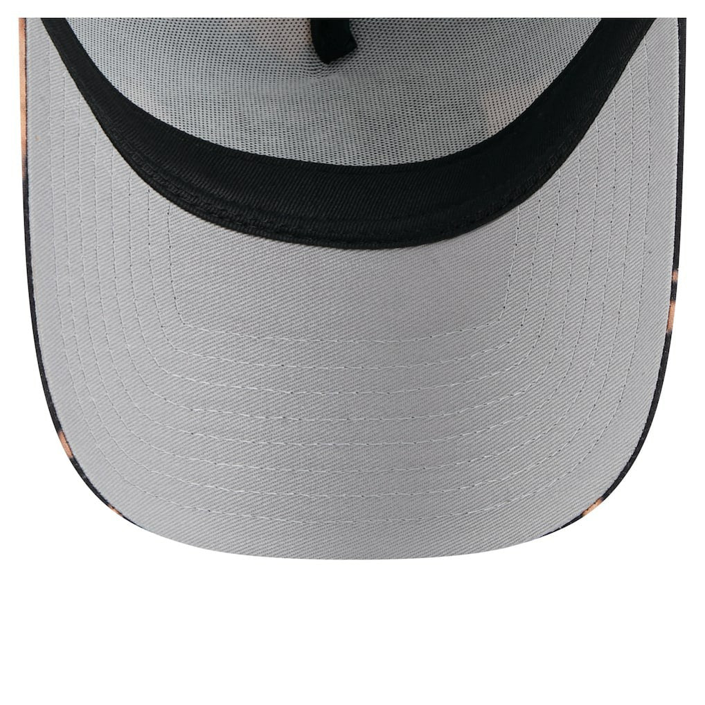 Kansas City Chiefs New Era Bleached 9FORTY A-Frame Adjustable Hat - Black outlet