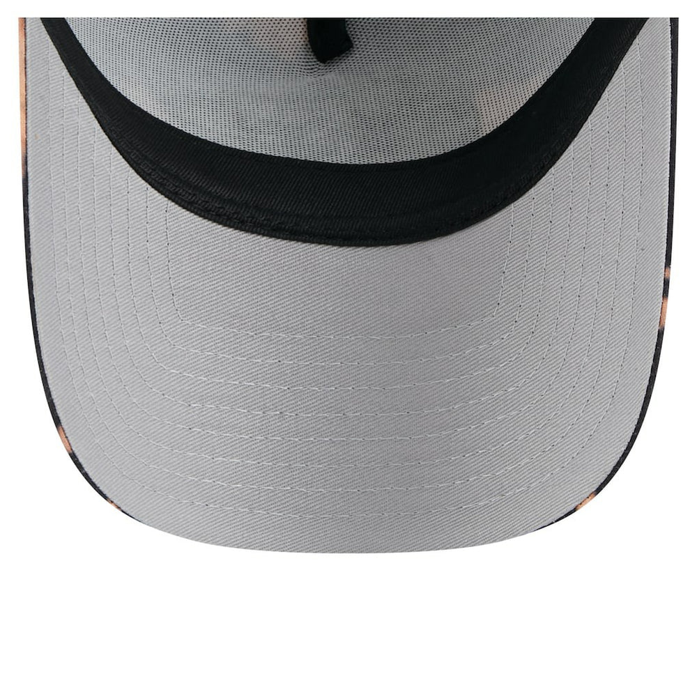 Kansas City Chiefs New Era Bleached 9FORTY A-Frame Adjustable Hat - Black outlet