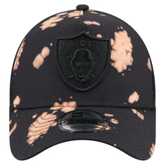 Las Vegas Raiders New Era Bleached 9FORTY A-Frame Adjustable Hat - Black online