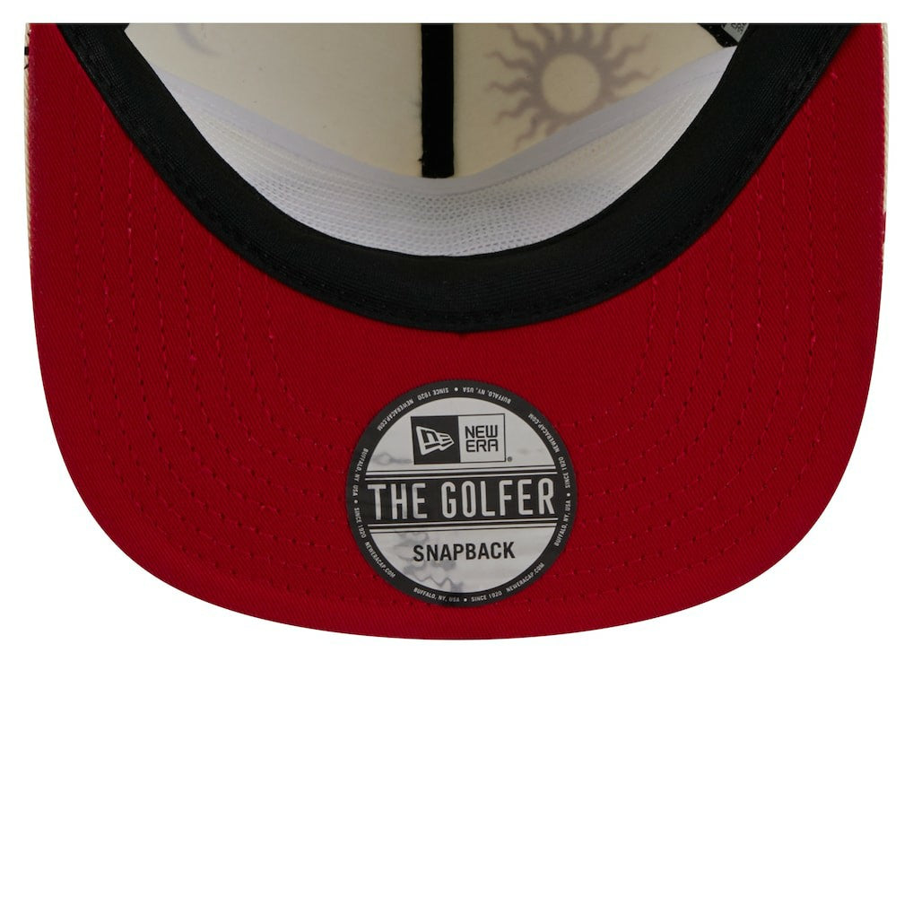 San Francisco 49ers New Era Celestial Golfer Snapback Hat - Cream outlet