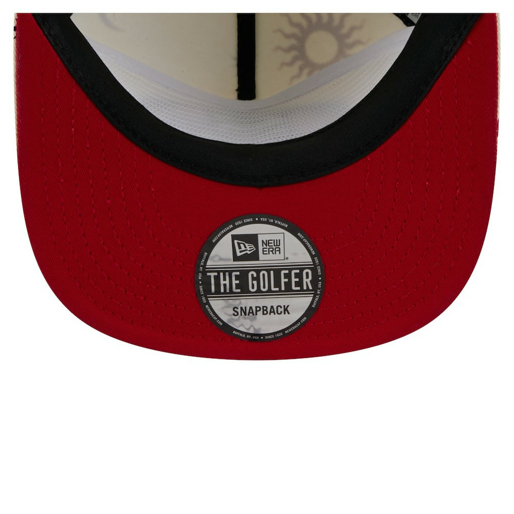 San Francisco 49ers New Era Celestial Golfer Snapback Hat - Cream outlet