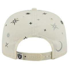 Las Vegas Raiders New Era Celestial Golfer Snapback Hat - Cream sale