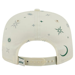 New York Jets New Era Celestial Golfer Snapback Hat - Cream for sale