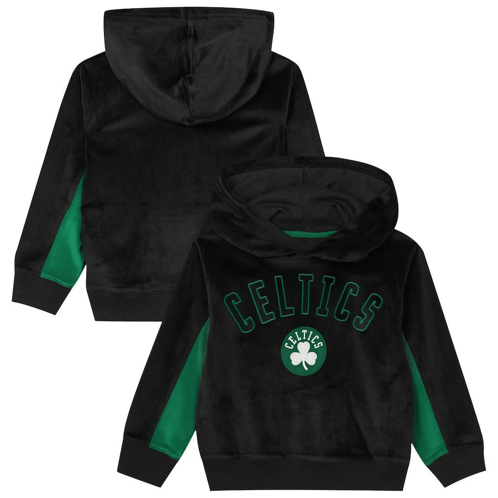 Boston Celtics Outerstuff Preschool Velour Hoodie - Black for sale