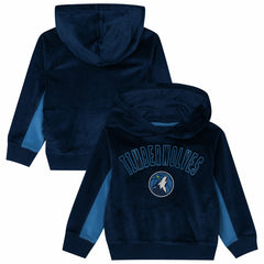 Minnesota Timberwolves Outerstuff Preschool Velour Hoodie - Navy online