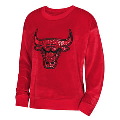 Chicago Bulls Outerstuff Youth Girls Step Back Sweatshirt - Red online