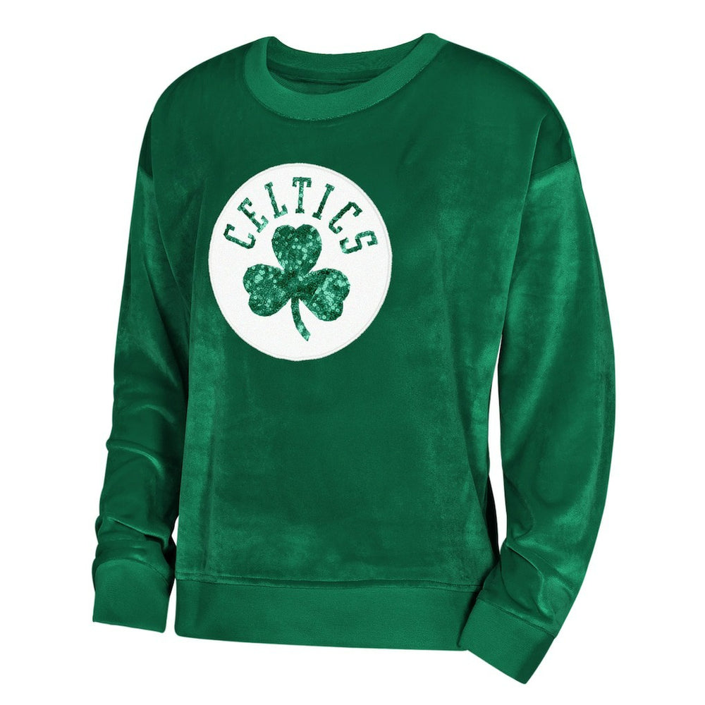 Boston Celtics Outerstuff Youth Girls Step Back Sweatshirt - Kelly Green on sale