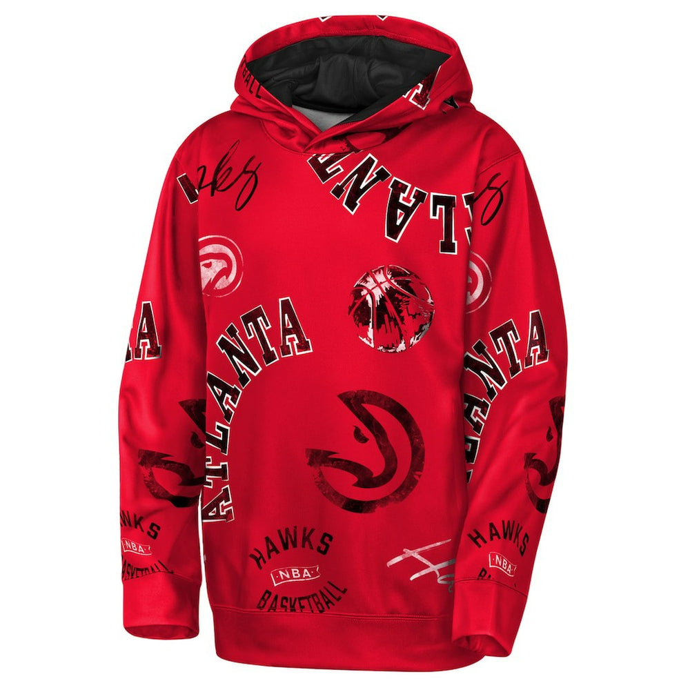 Atlanta Hawks Outerstuff Youth Moving Violation Hoodie - Red sale