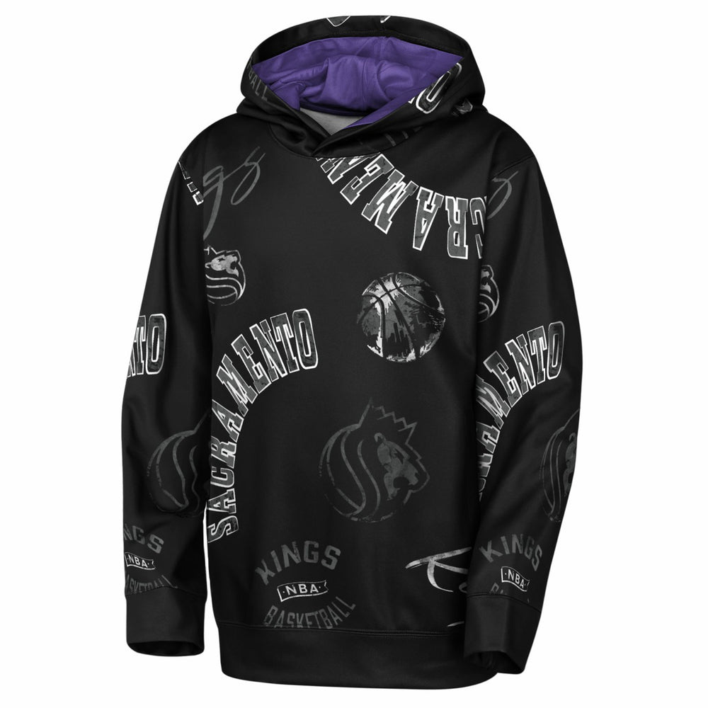 Sacramento Kings Outerstuff Youth Moving Violation Hoodie - Black for sale