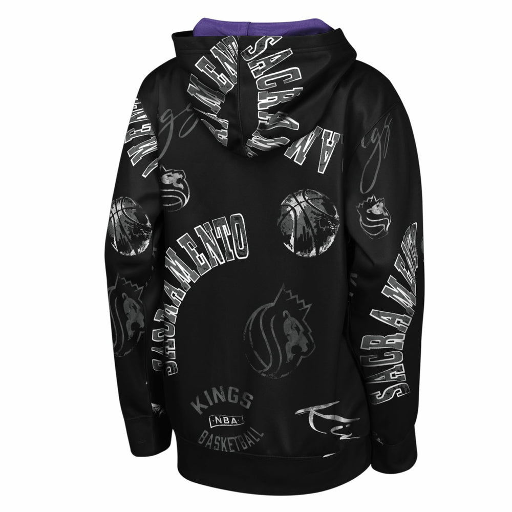 Sacramento Kings Outerstuff Youth Moving Violation Hoodie - Black for sale
