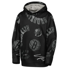 Brooklyn Nets Outerstuff Youth Moving Violation Hoodie - Black online