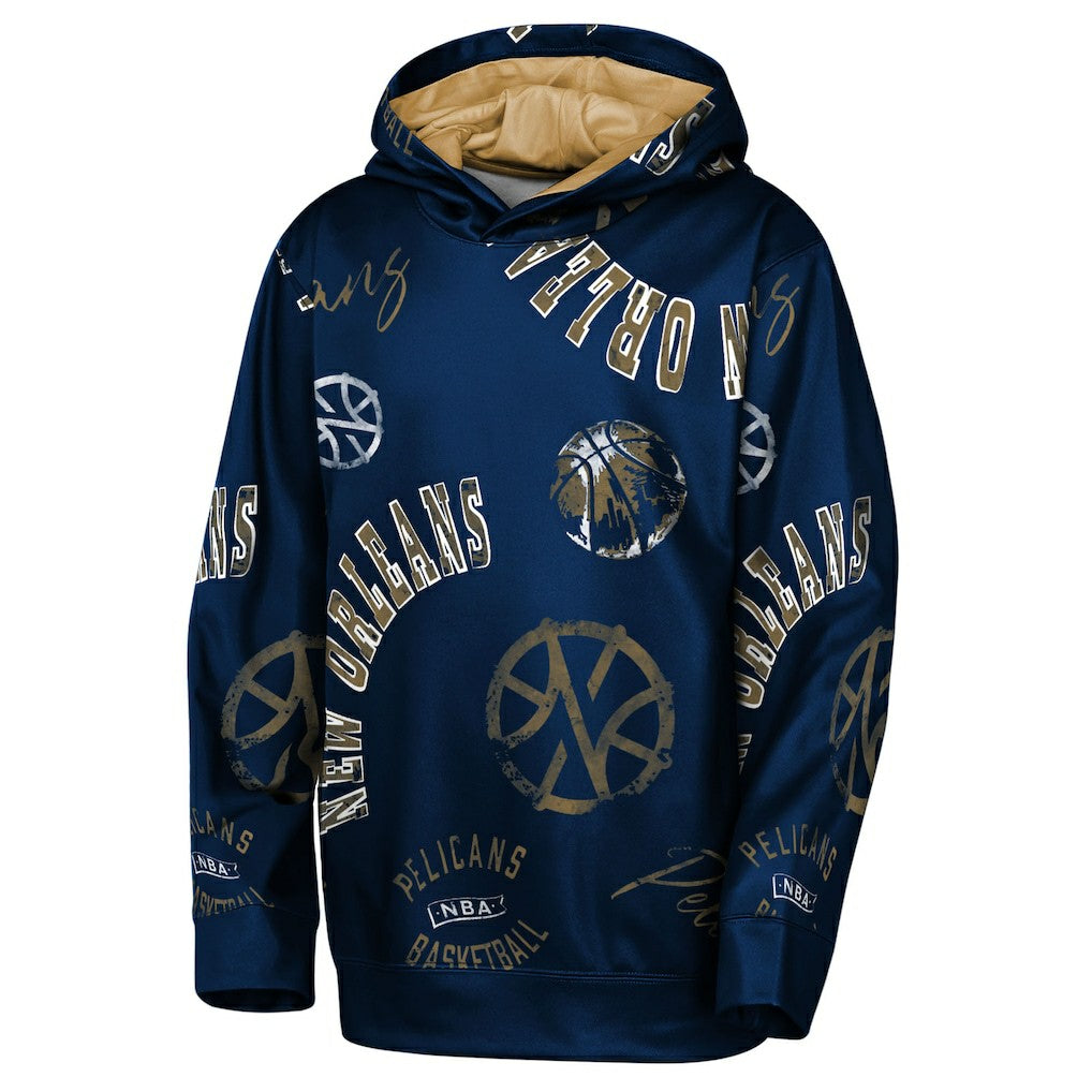 New Orleans Pelicans Outerstuff Youth Moving Violation Hoodie - Navy cheap