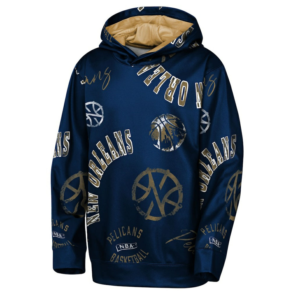 New Orleans Pelicans Outerstuff Youth Moving Violation Hoodie - Navy cheap