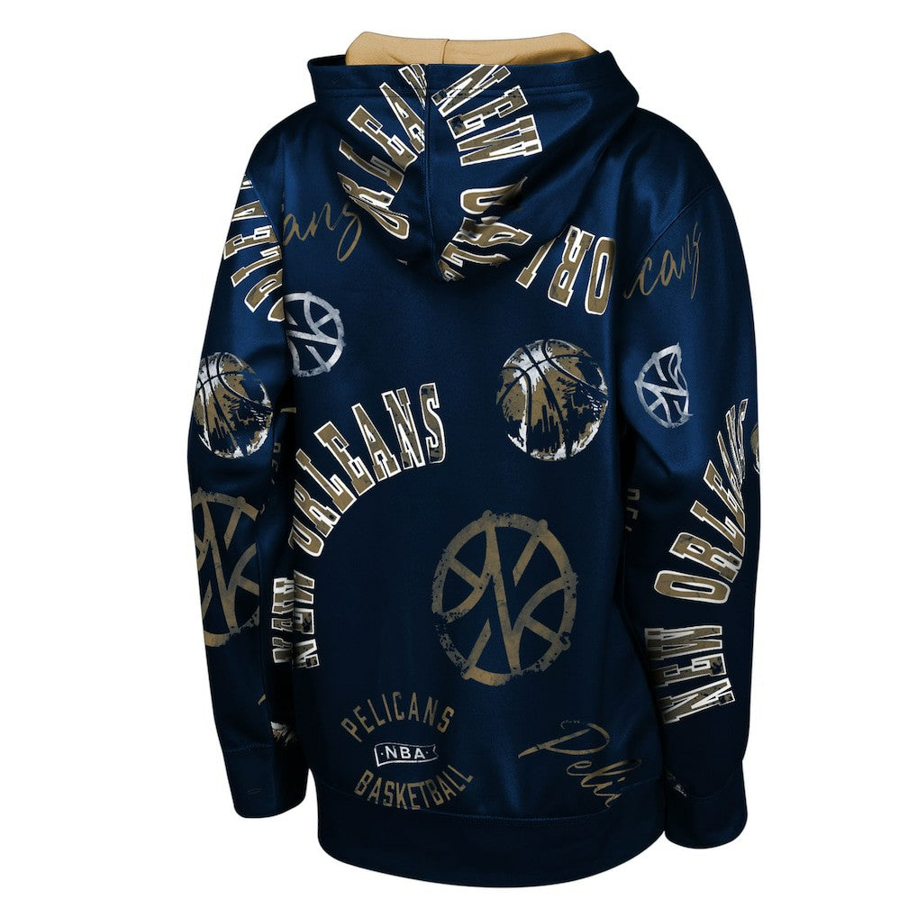 New Orleans Pelicans Outerstuff Youth Moving Violation Hoodie - Navy cheap