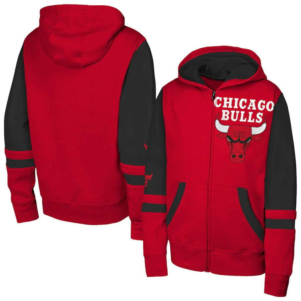 Chicago Bulls Outerstuff Youth Straight to the League Full-Zip Hoodie - Red discount