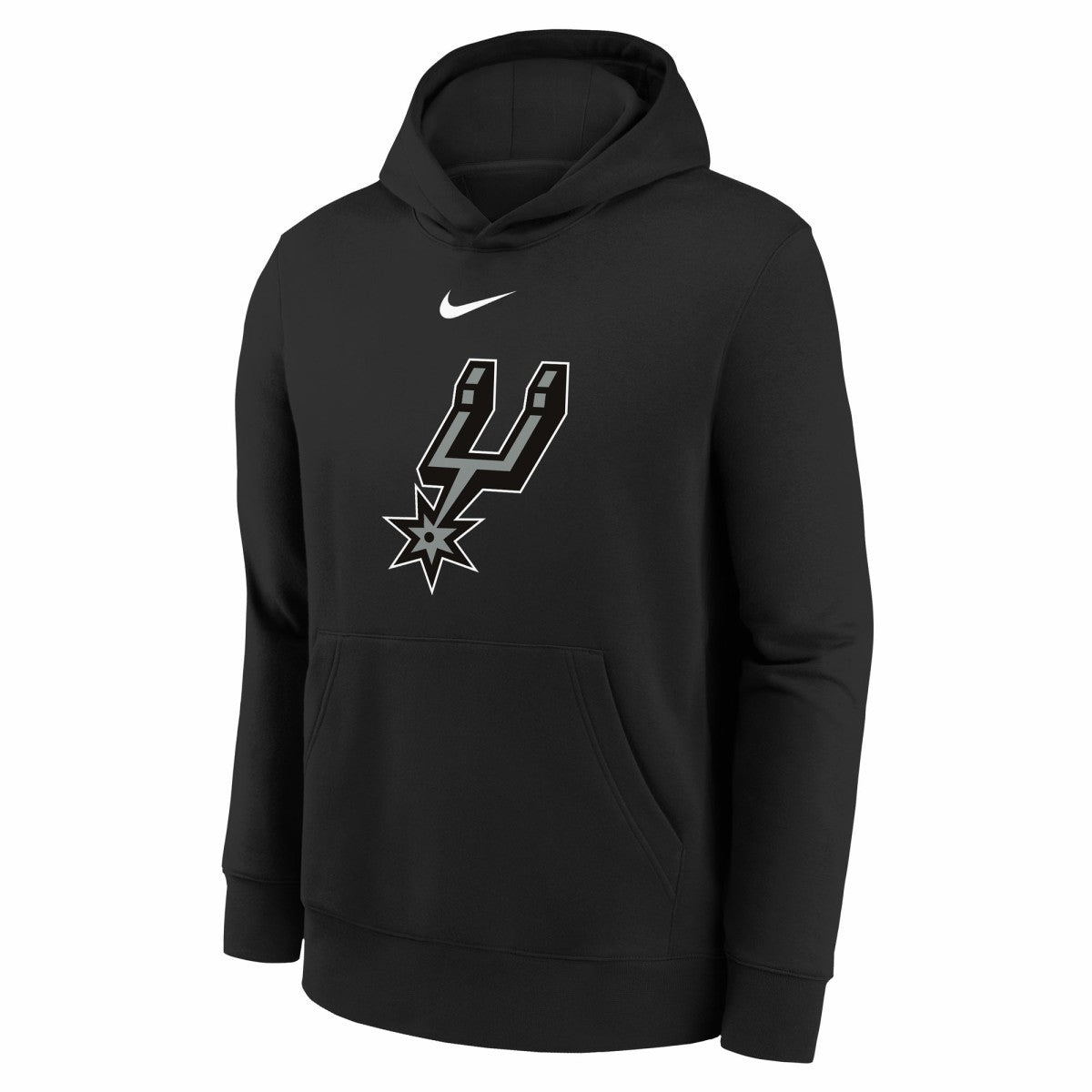 San Antonio Spurs Youth 2025/26 Club Fleece Hoodie - Black | Nike outlet