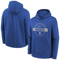 Orlando Magic Youth 2025/26 Club Fleece Practice Hoodie - Blue | Nike on sale
