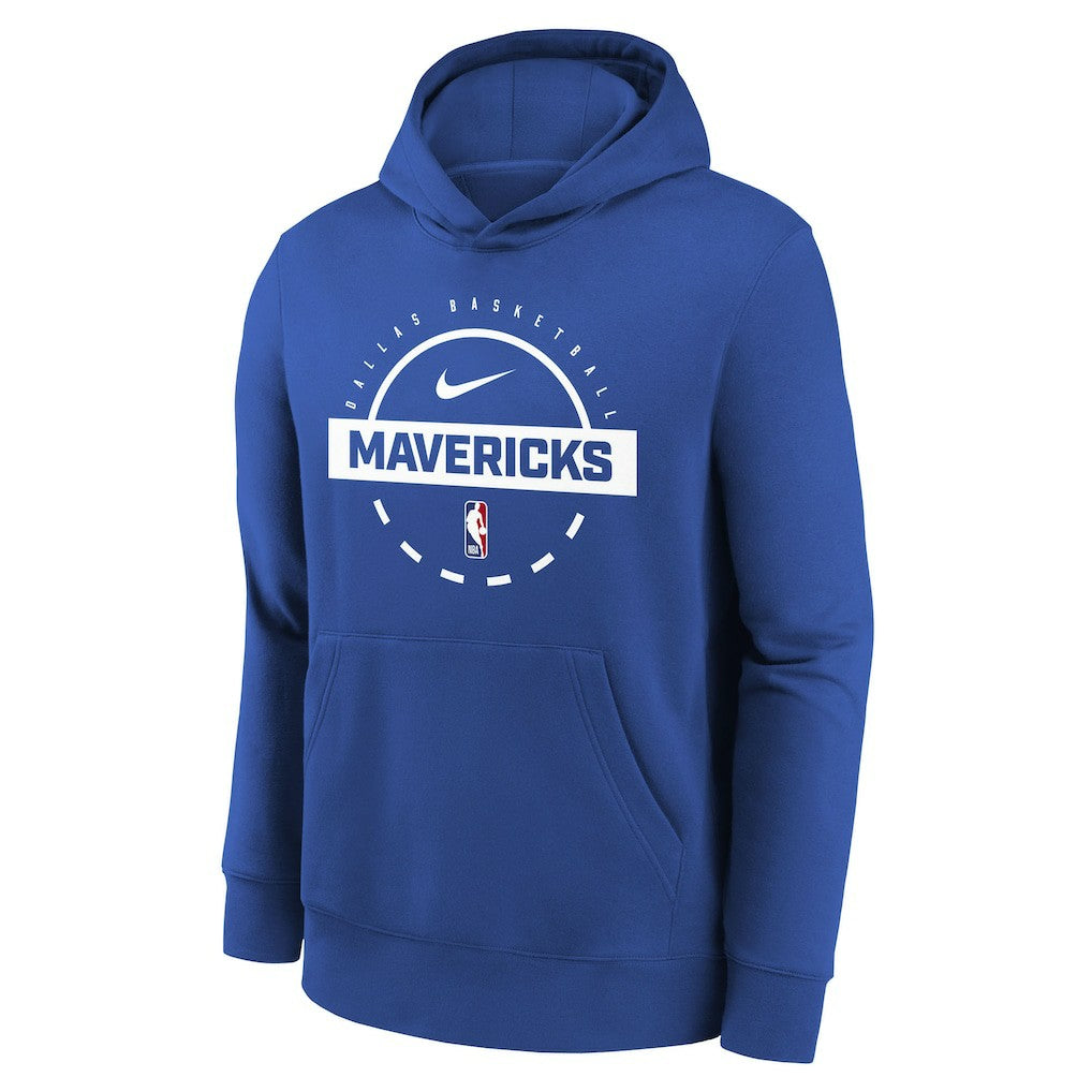 Dallas Mavericks Youth 2025/26 Club Fleece Practice Hoodie sale - Blue | Nike cheap