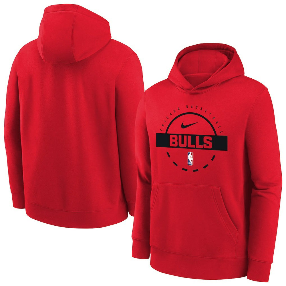 Chicago Bulls Youth 2025/26 Club Fleece Practice Hoodie - Red | Nike discount