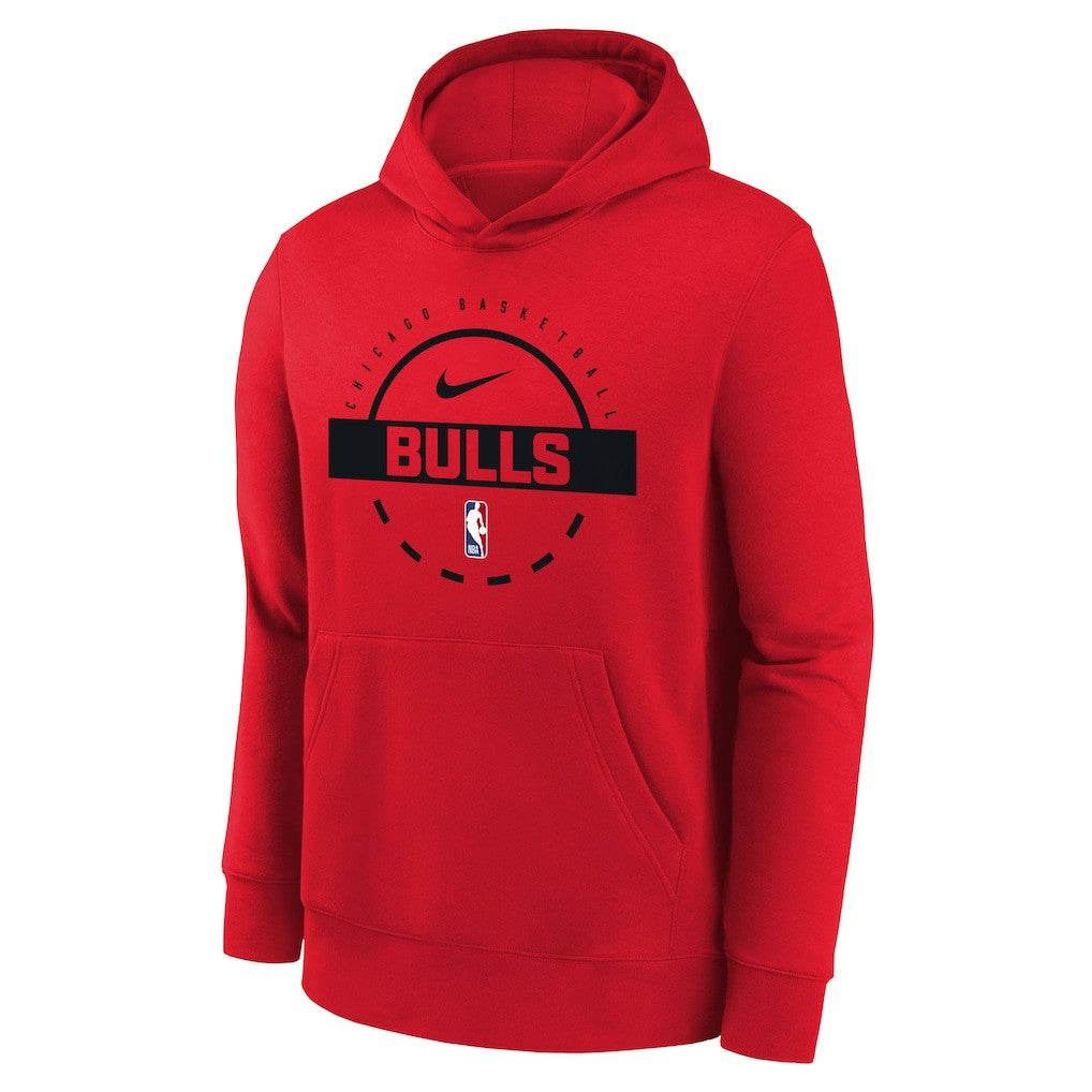 Chicago Bulls Youth 2025/26 Club Fleece Practice Hoodie - Red | Nike discount