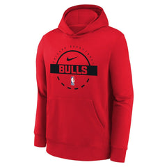 Chicago Bulls Youth 2025/26 Club Fleece Practice Hoodie - Red | Nike discount